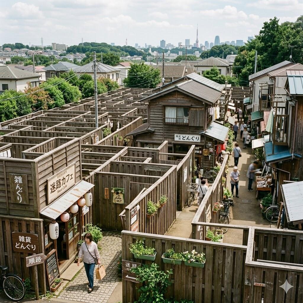 迷路の町