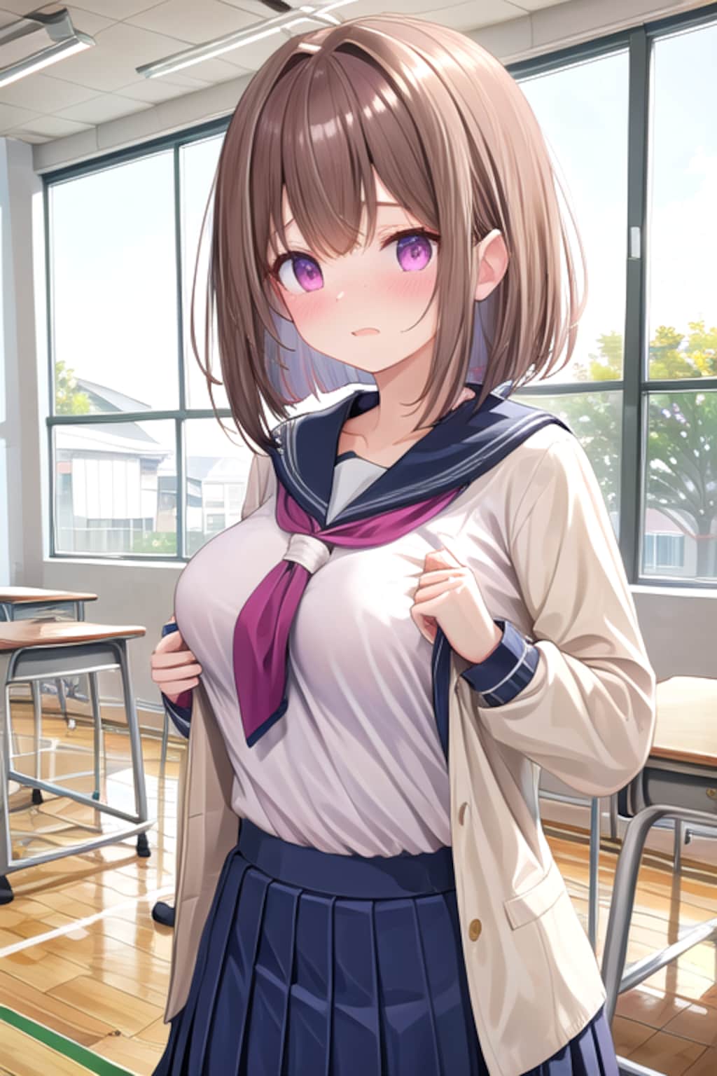 体育前の着替え