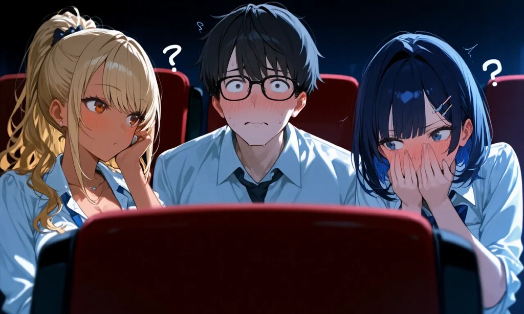 映画を見に行くことになった3人