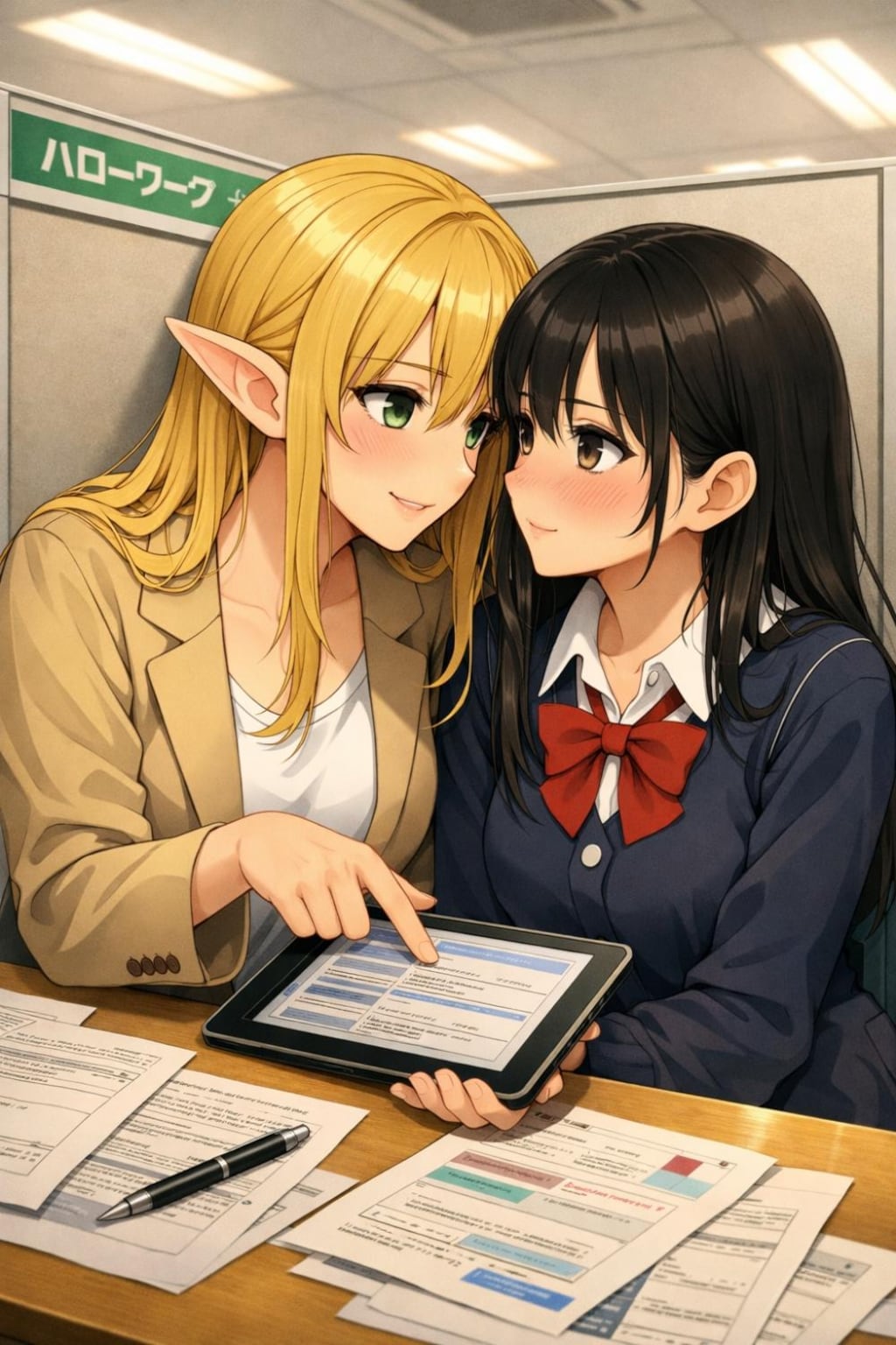 ハロワ行ったら就職した。（ハローワークの日　01）