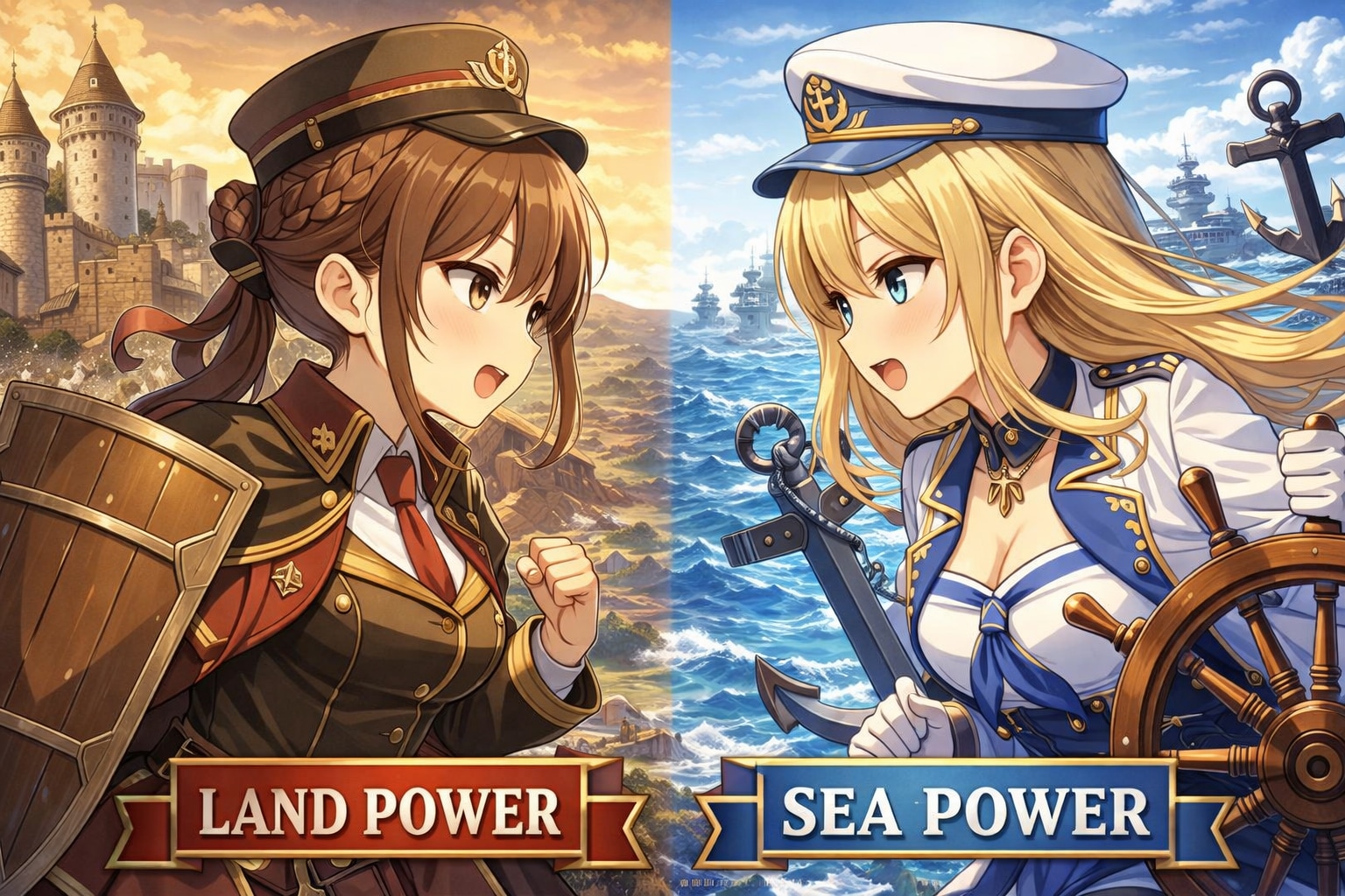 世界情勢の一片を萌えで説明してみた | の人気AIイラスト・グラビア