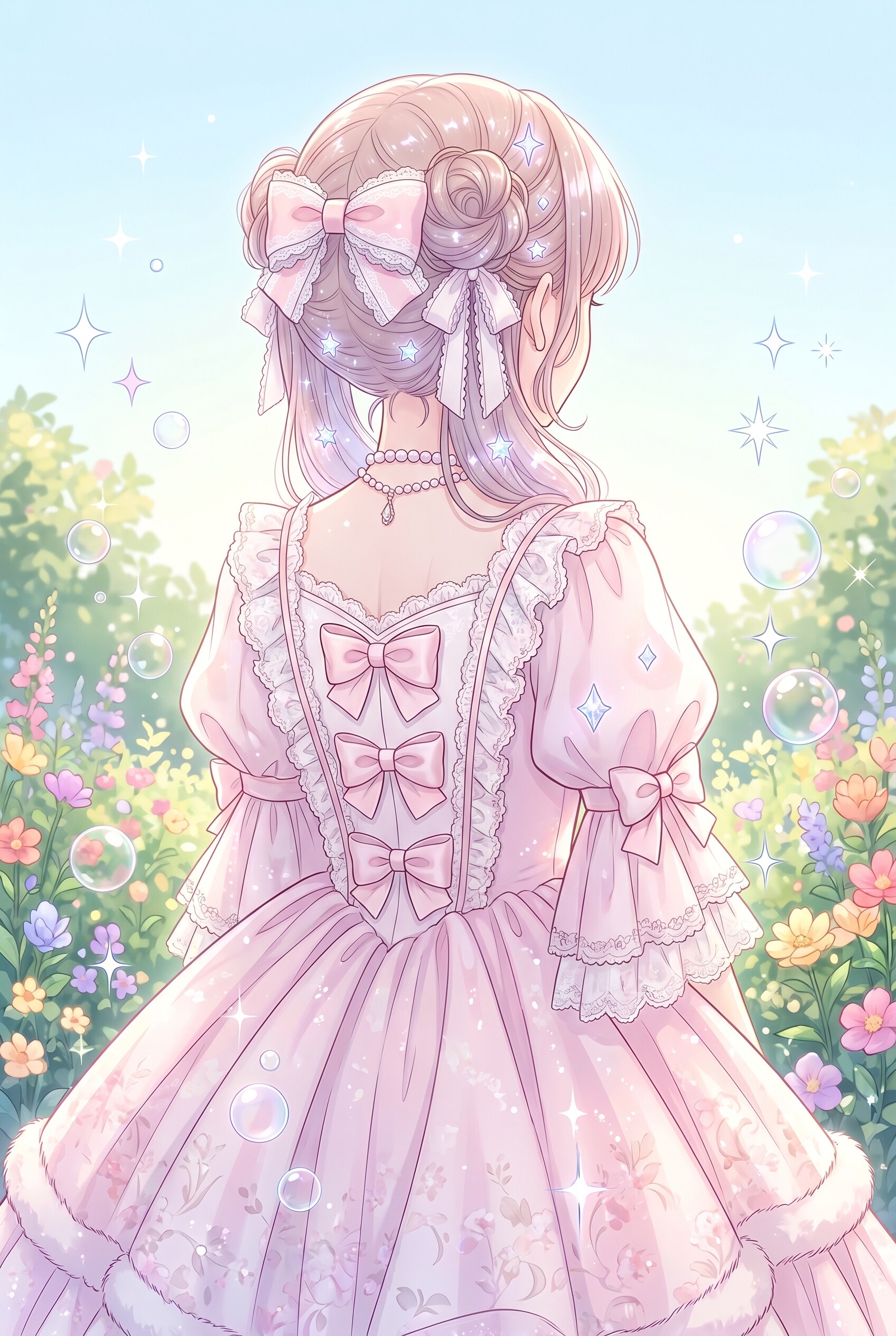 夢幻の庭園の少女
