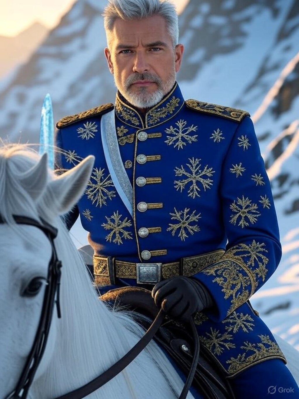 Grokで出した冬将軍