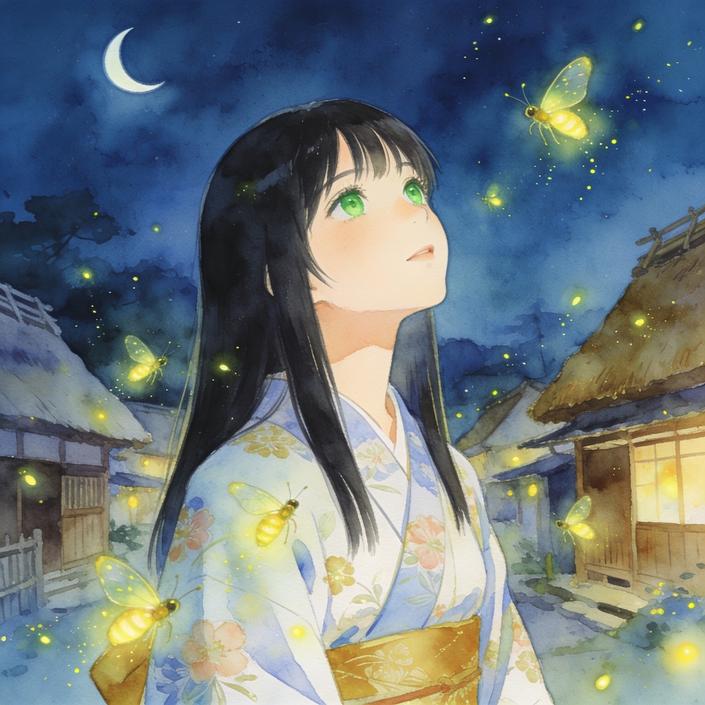 精霊の郷の夜