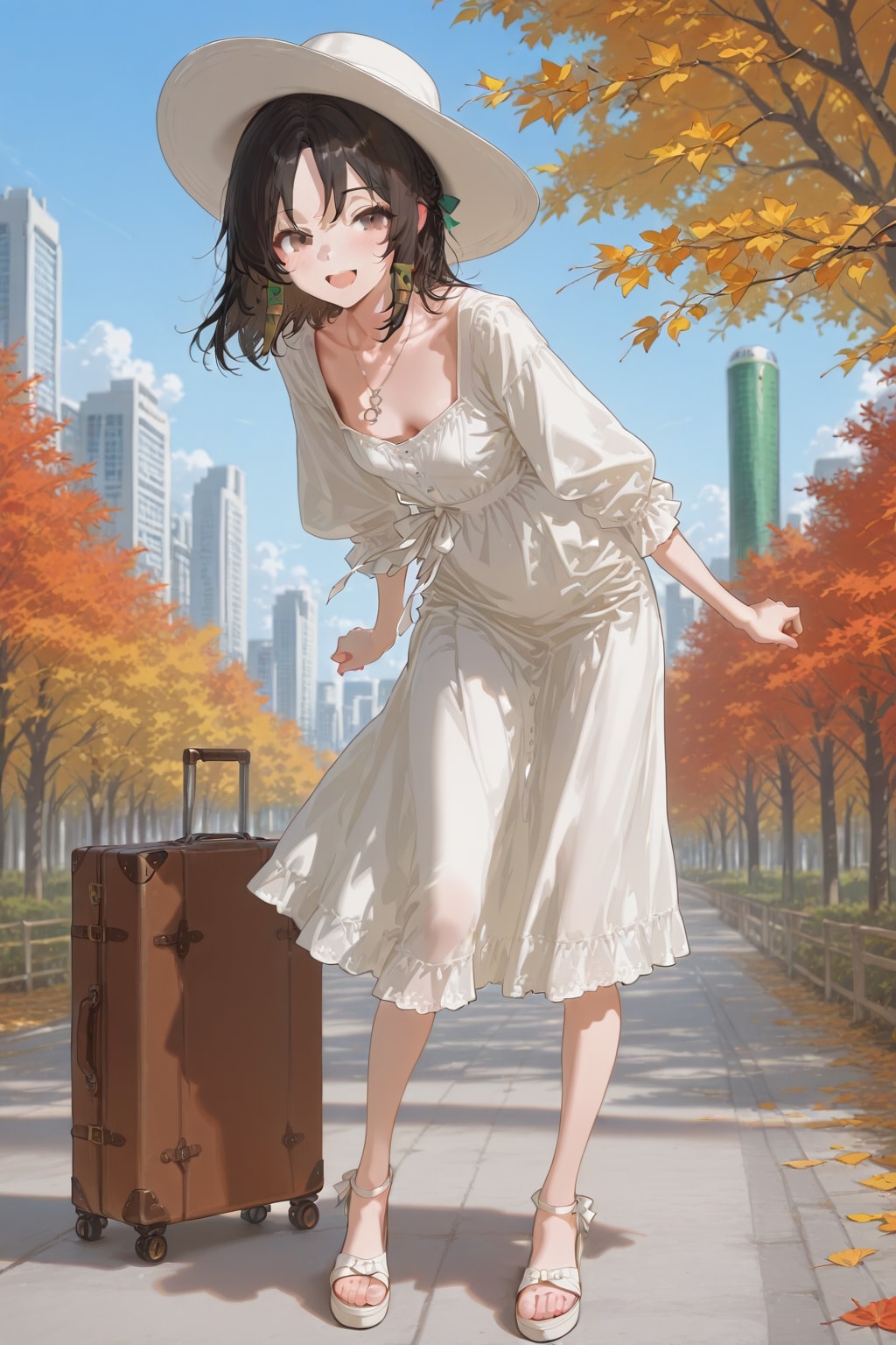 日本を旅しよう(並木道)