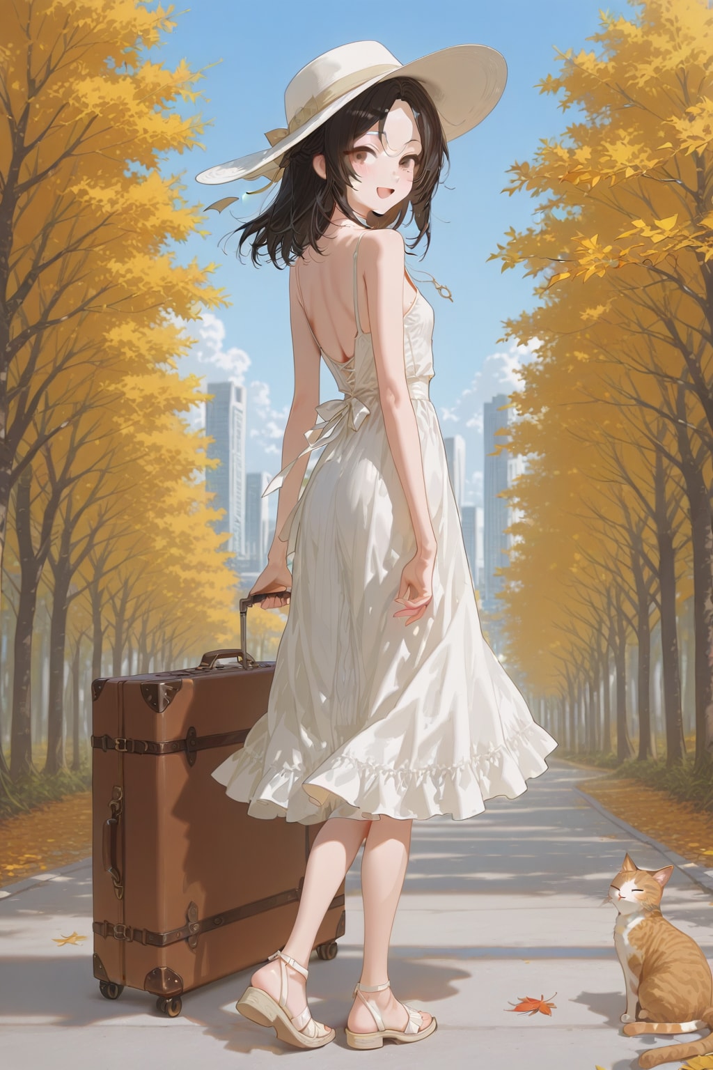 日本を旅しよう(並木道)