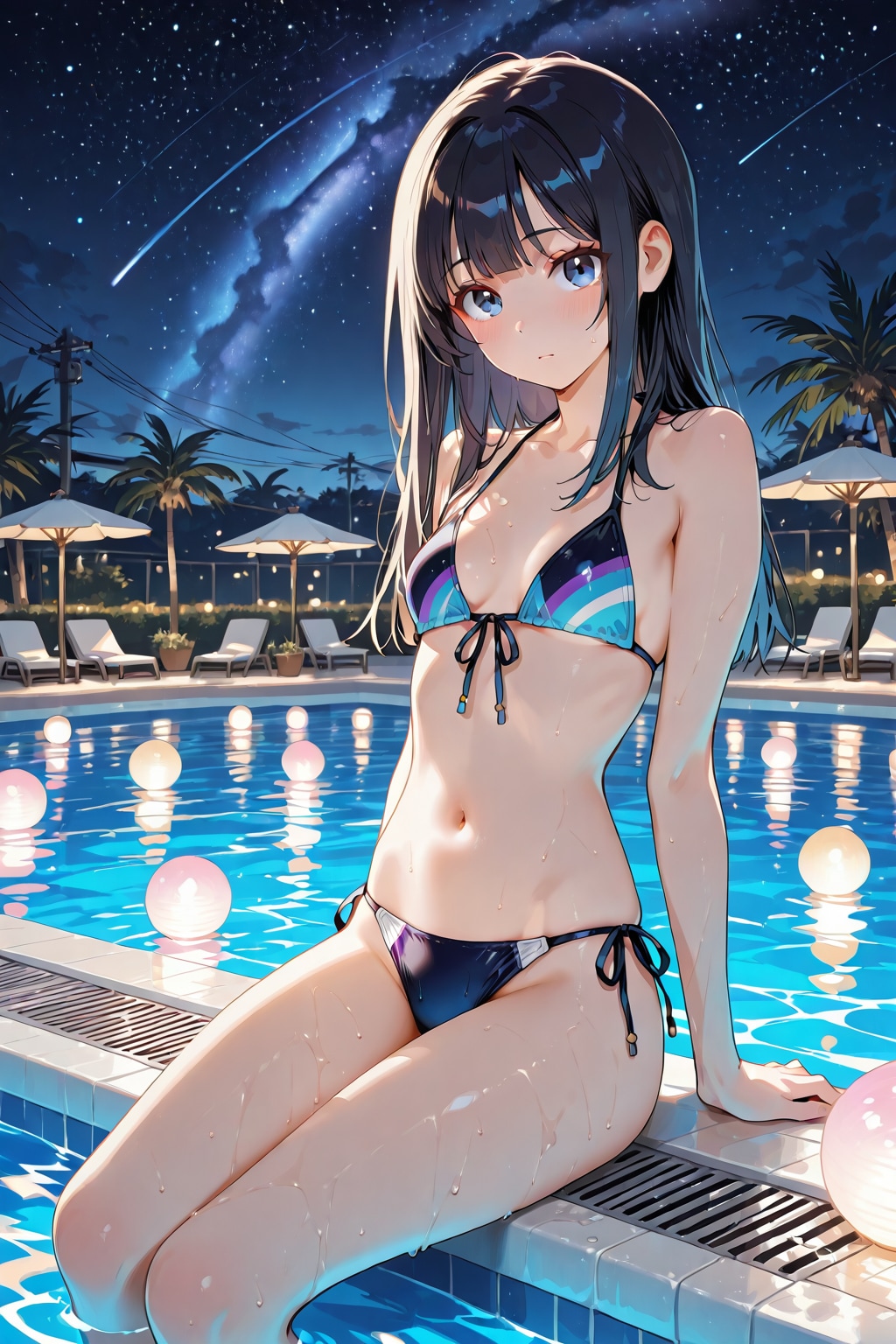 【企画：涼】ナイトプールで涼をとる②
