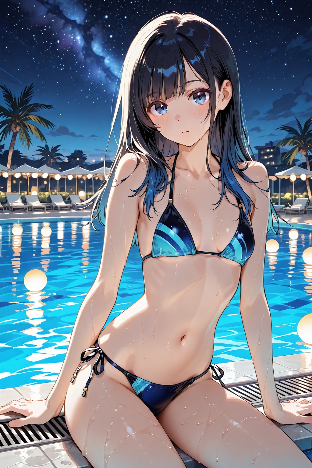 【企画：涼】ナイトプールで涼をとる②