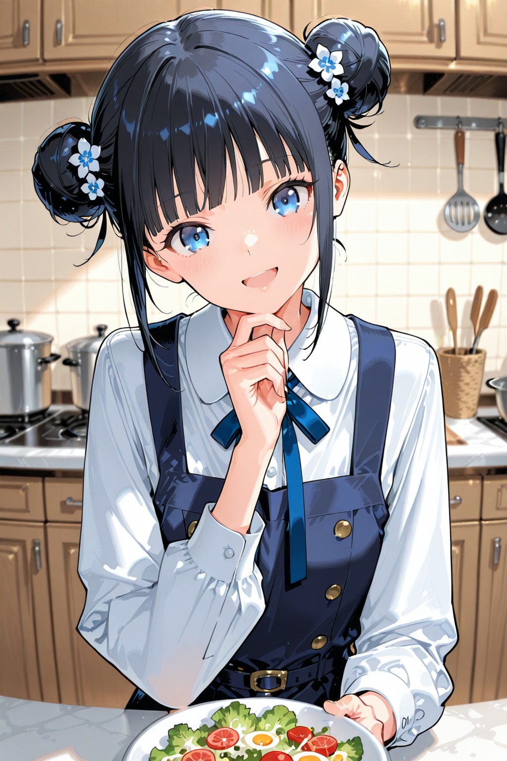 おだんごちゃん🍡✨と朝ごはん🍚✨　5/18 | の人気AIイラスト・グラビア
