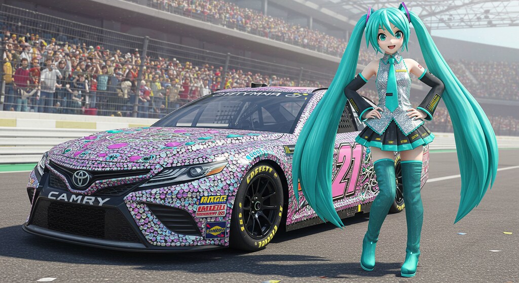 初音ミクとカムリデイトナ