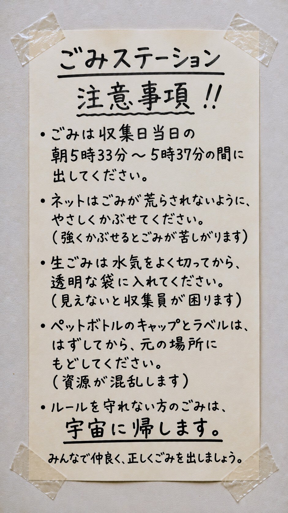 今日の貼り紙11