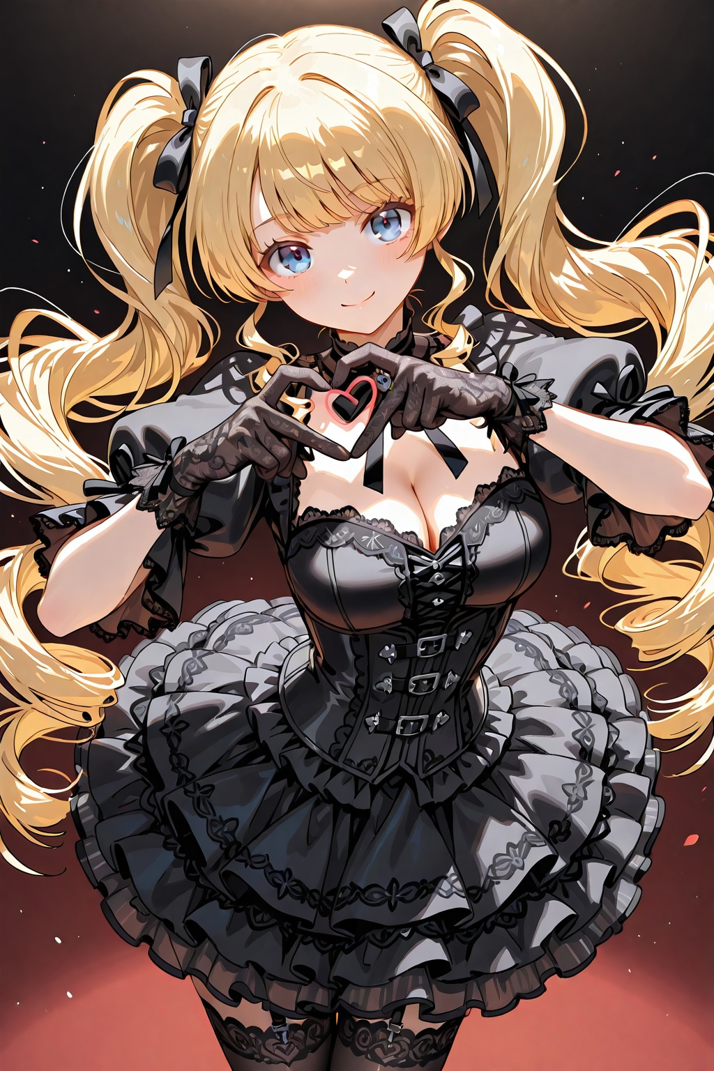 黒いゴシックドレス