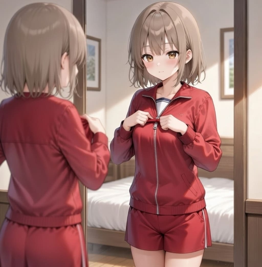 「今日はジャージ登校しちゃいました」