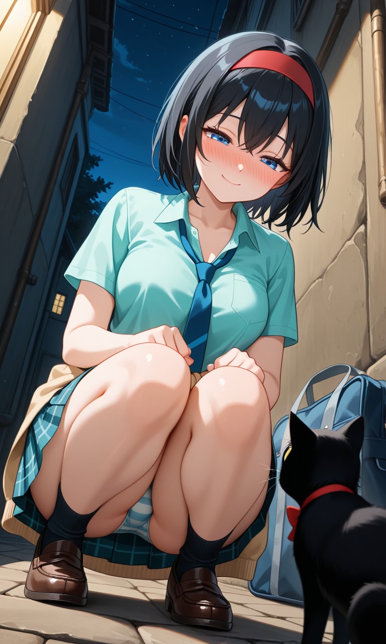 幼馴染の無防備な瞬間 (制服編)