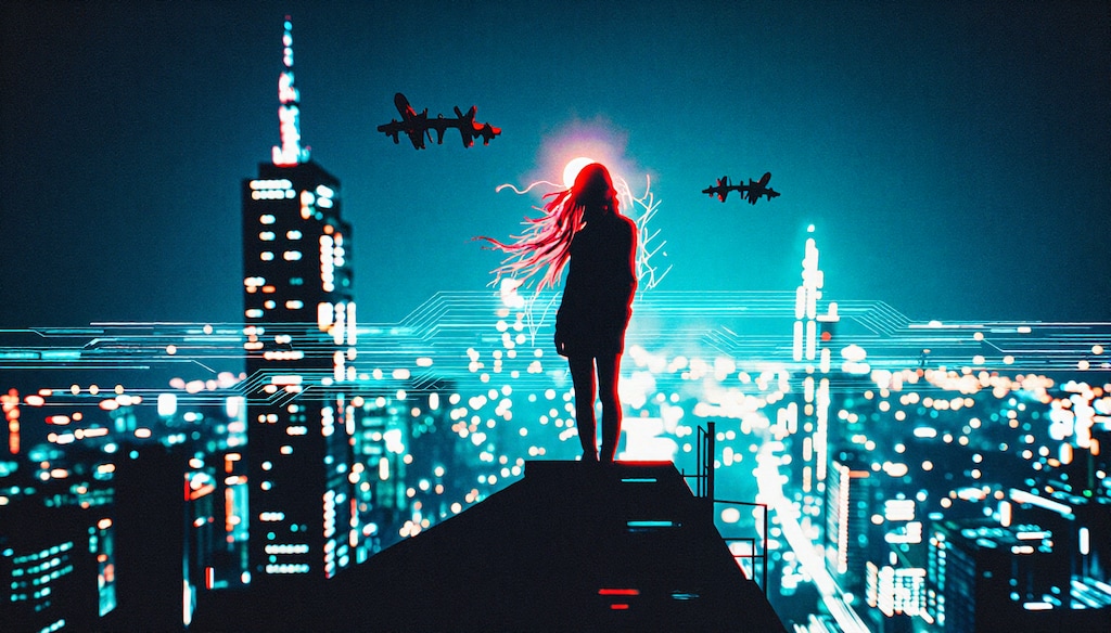 AI画像サイバーパンク風作品3
