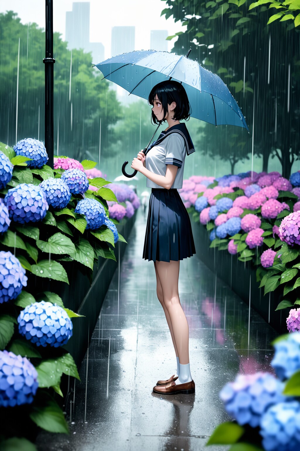 初恋の断片「五月雨は緑色」