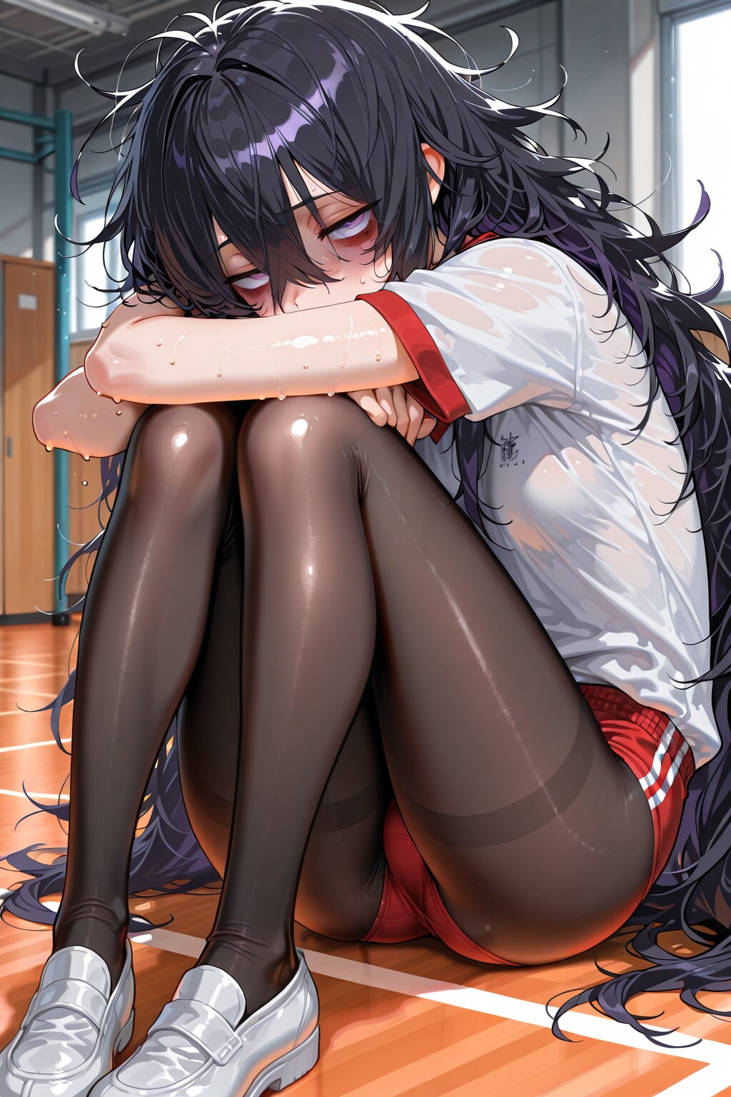 あえてパンスト。