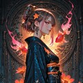 影と花と少女 3枚目