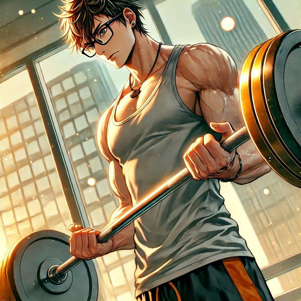 マッスル眼鏡男子