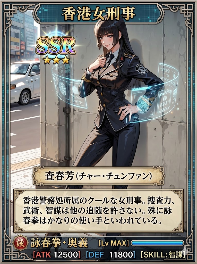 香港女刑事査春芳（チャー・チュンファン）のSSRカード