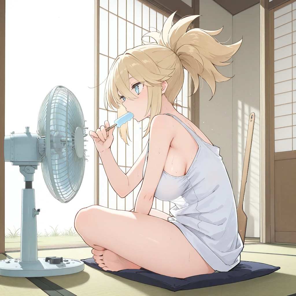 トゲトゲポニテのズボラな姉ちゃん