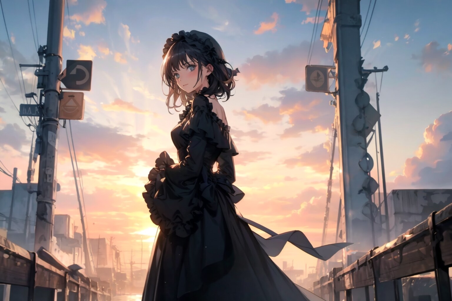 「喪服を着た女が美人に 見える事は確かな事だ」 | の人気AIイラスト・グラビア