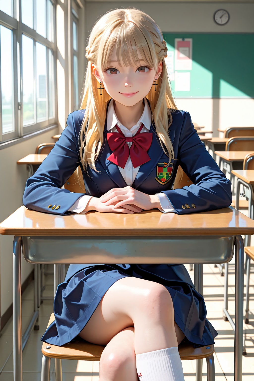 澪奈 school uniform (1)