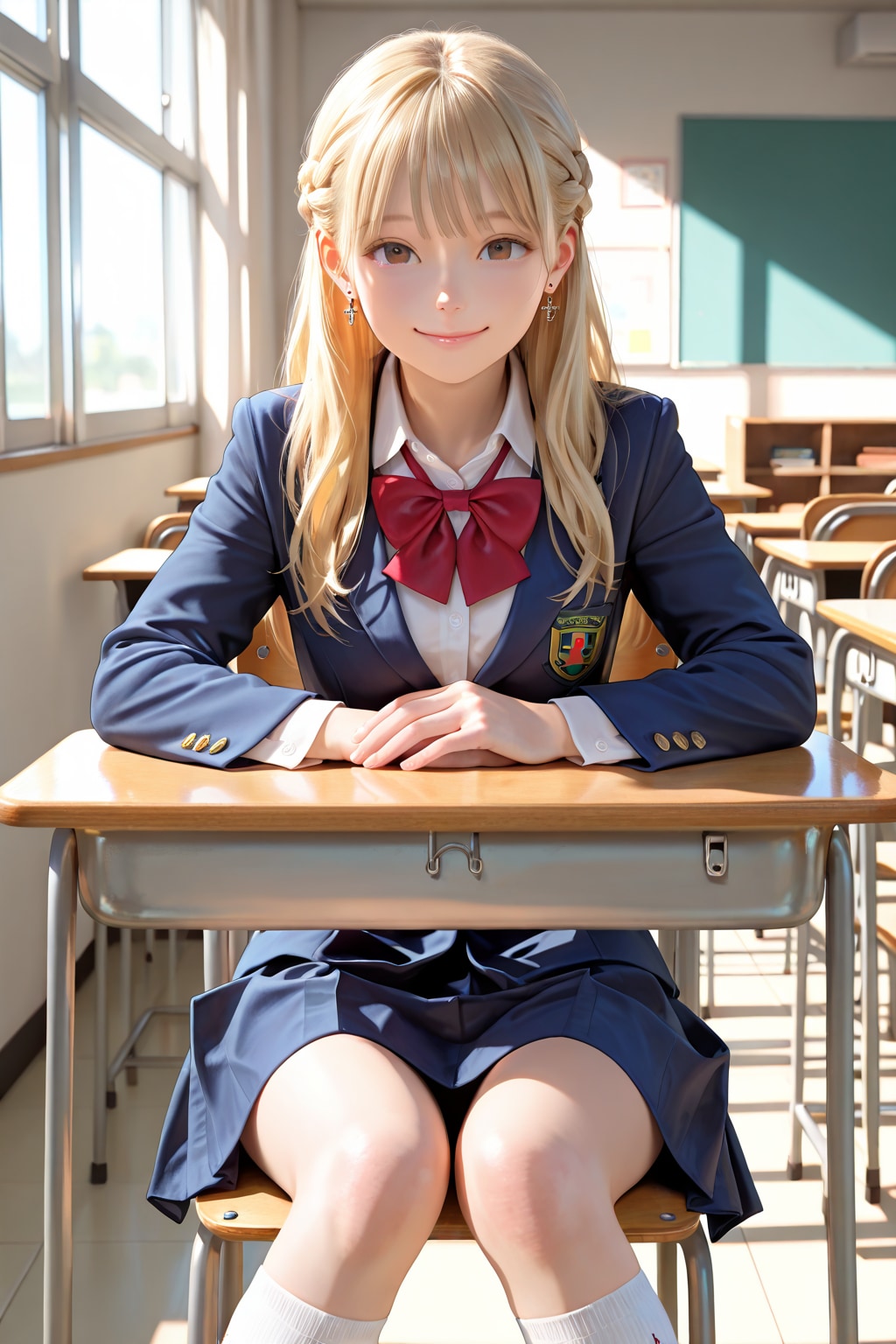 澪奈 school uniform (1)