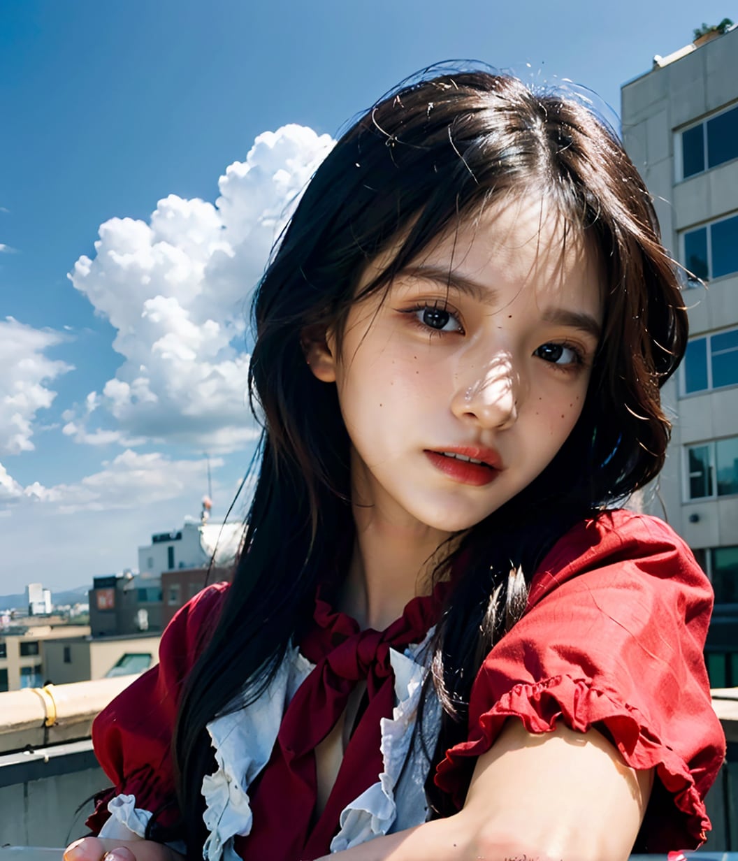 廃ビル屋上の美人さん～4