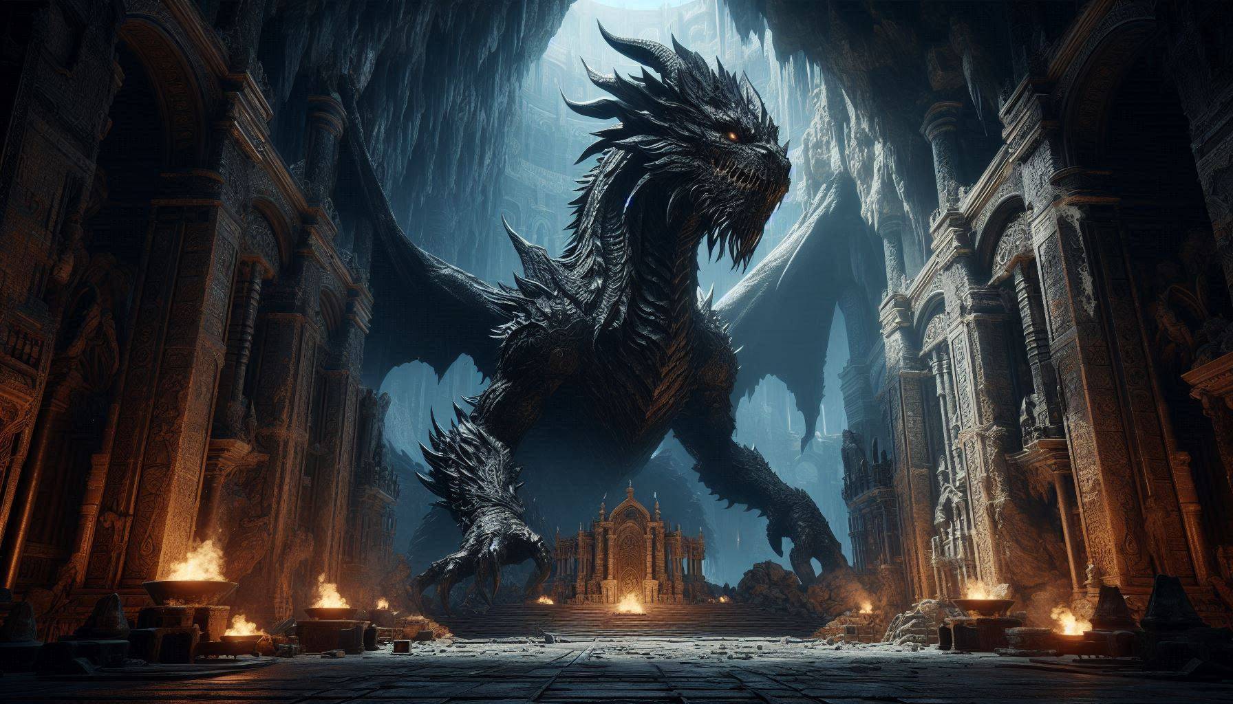 （DALLE-E3の思い出）ファンタジー系、モンスター系のイラスト企画等で活躍してくれたAIでしたね♪