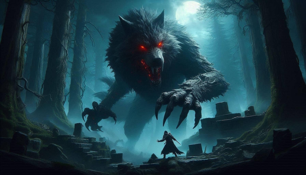 （DALLE-E3の思い出）ファンタジー系、モンスター系のイラスト企画等で活躍してくれたAIでしたね♪