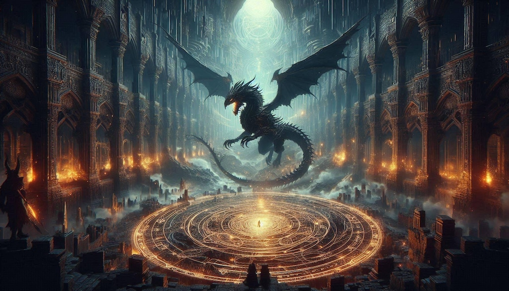 （DALLE-E3の思い出）ファンタジー系、モンスター系のイラスト企画等で活躍してくれたAIでしたね♪