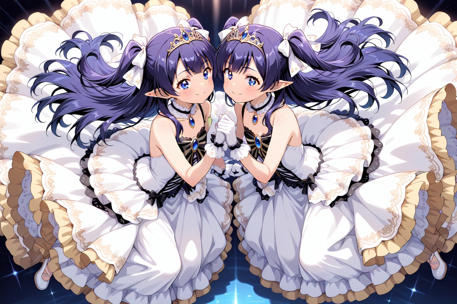 dwarf girls - twin sister princesses | の人気AIイラスト・グラビア