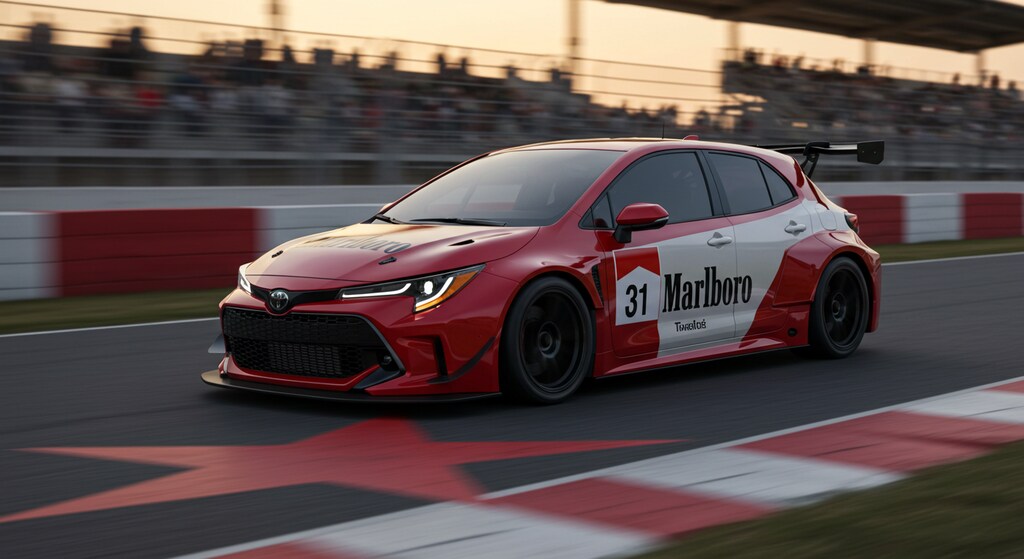 マルボロGRカローラレーシングカー