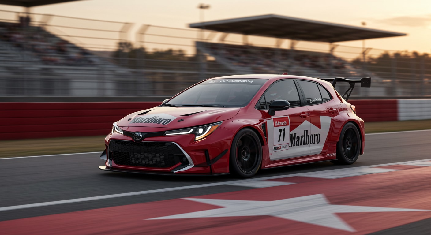 マルボロGRカローラレーシングカー | の人気AIイラスト・グラビア