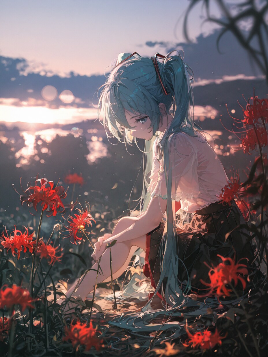 彼岸 | の人気AIイラスト・グラビア
