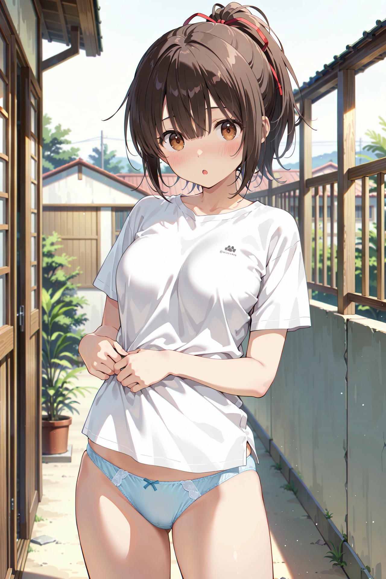 撮影会】田舎で過ごす、ちょっと特別な夏（路地裏）Z725