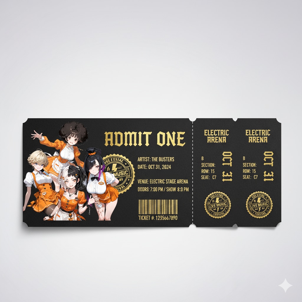 ライブチケット
