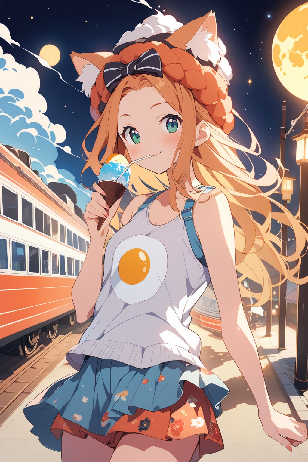 オレンジ髪ちゃん