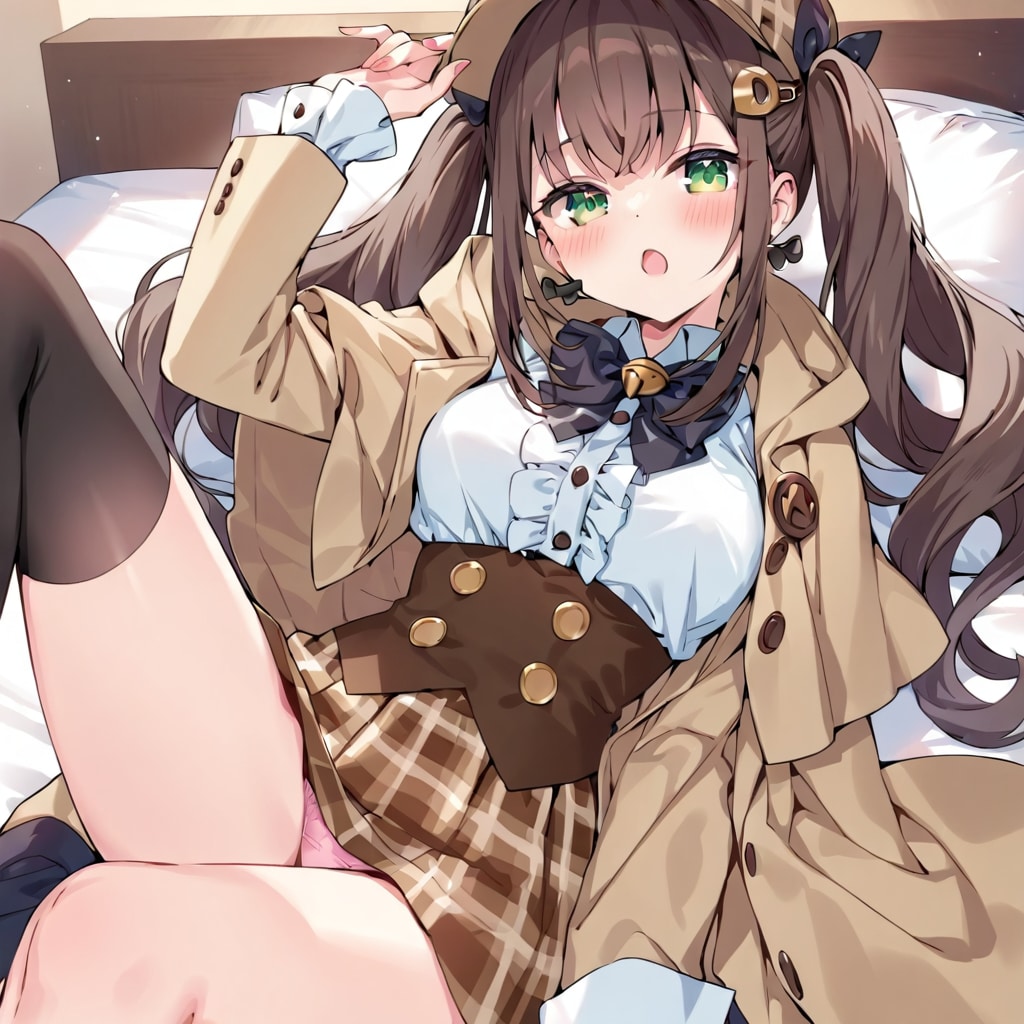 潜入調査中探偵女の子