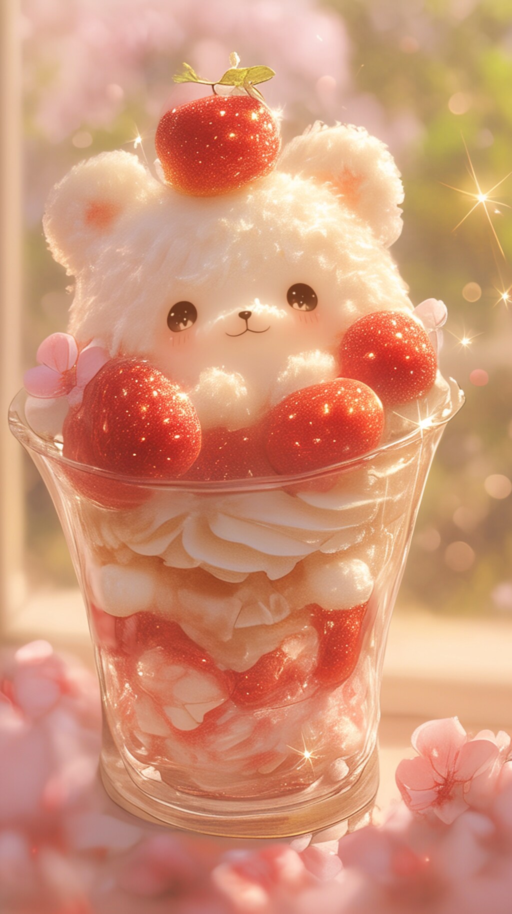 🍓くまパフェで春満喫🍓②