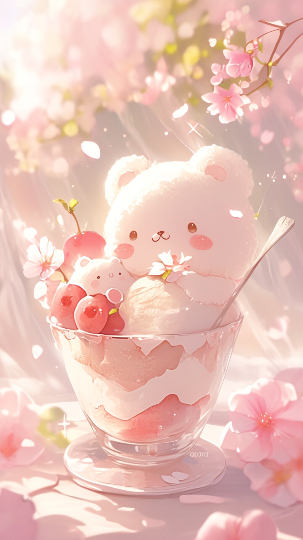 🍓くまパフェで春満喫🍓②