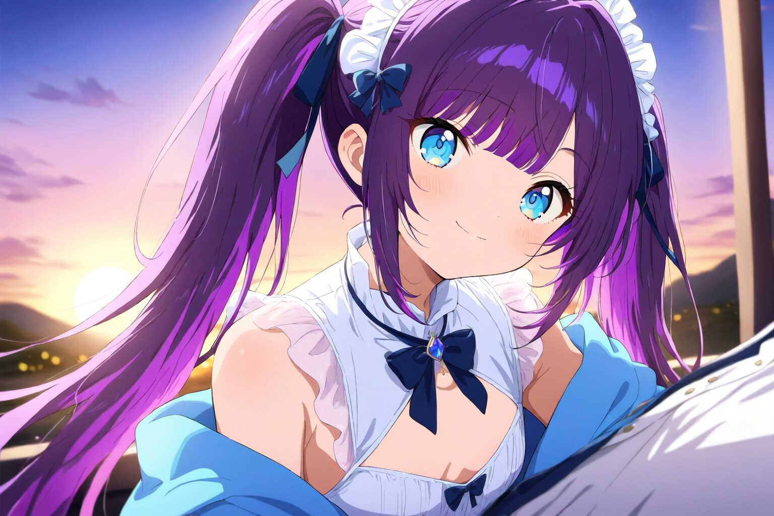 紫髪250901 | の人気AIイラスト・グラビア