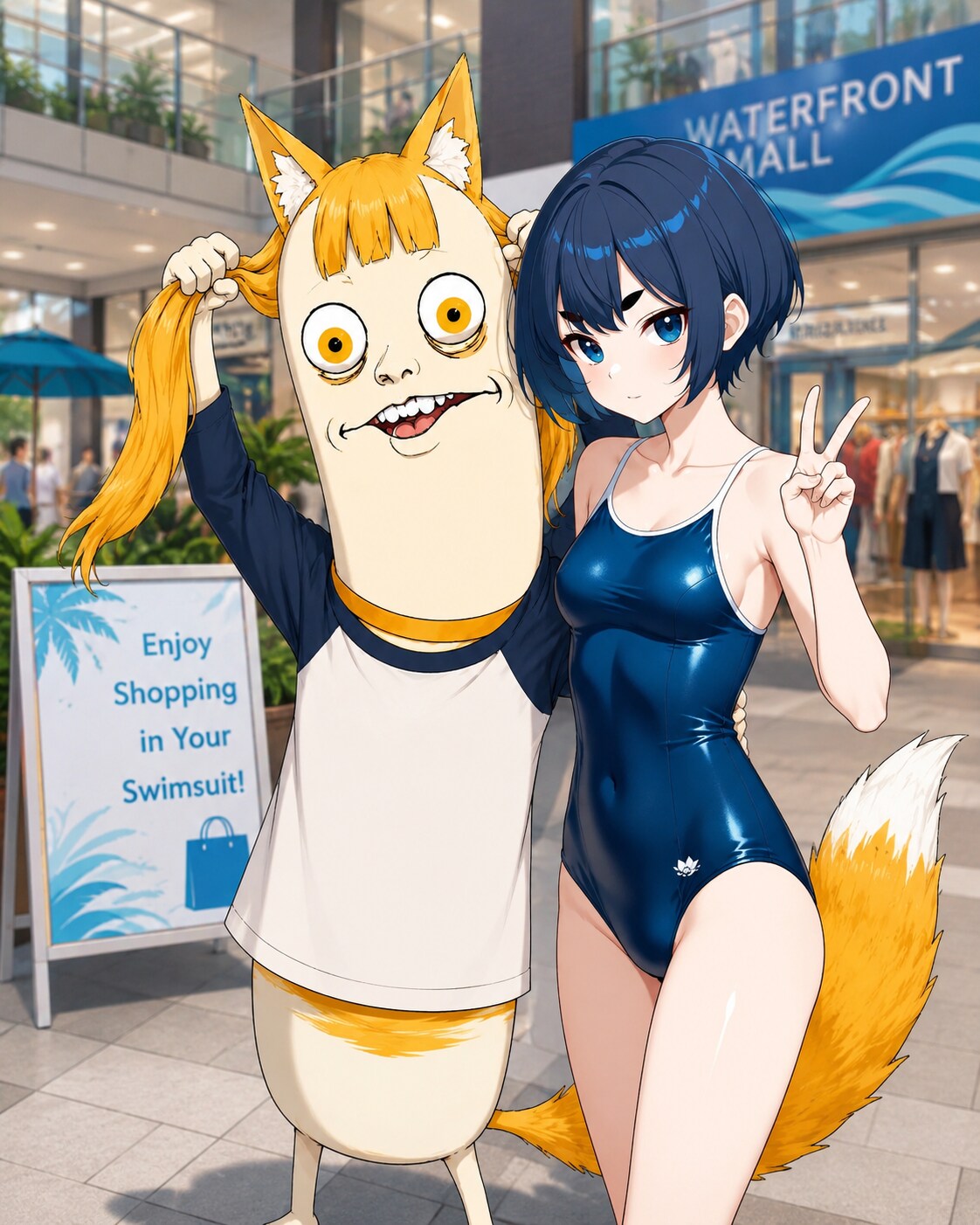 スク水モールのマスコット