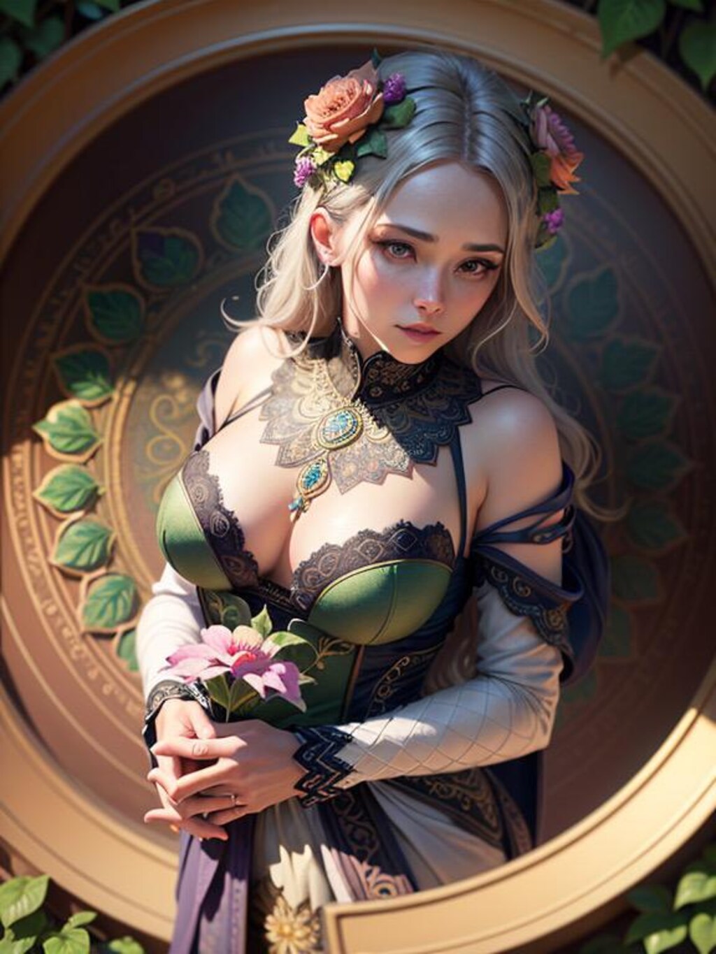 花と美女