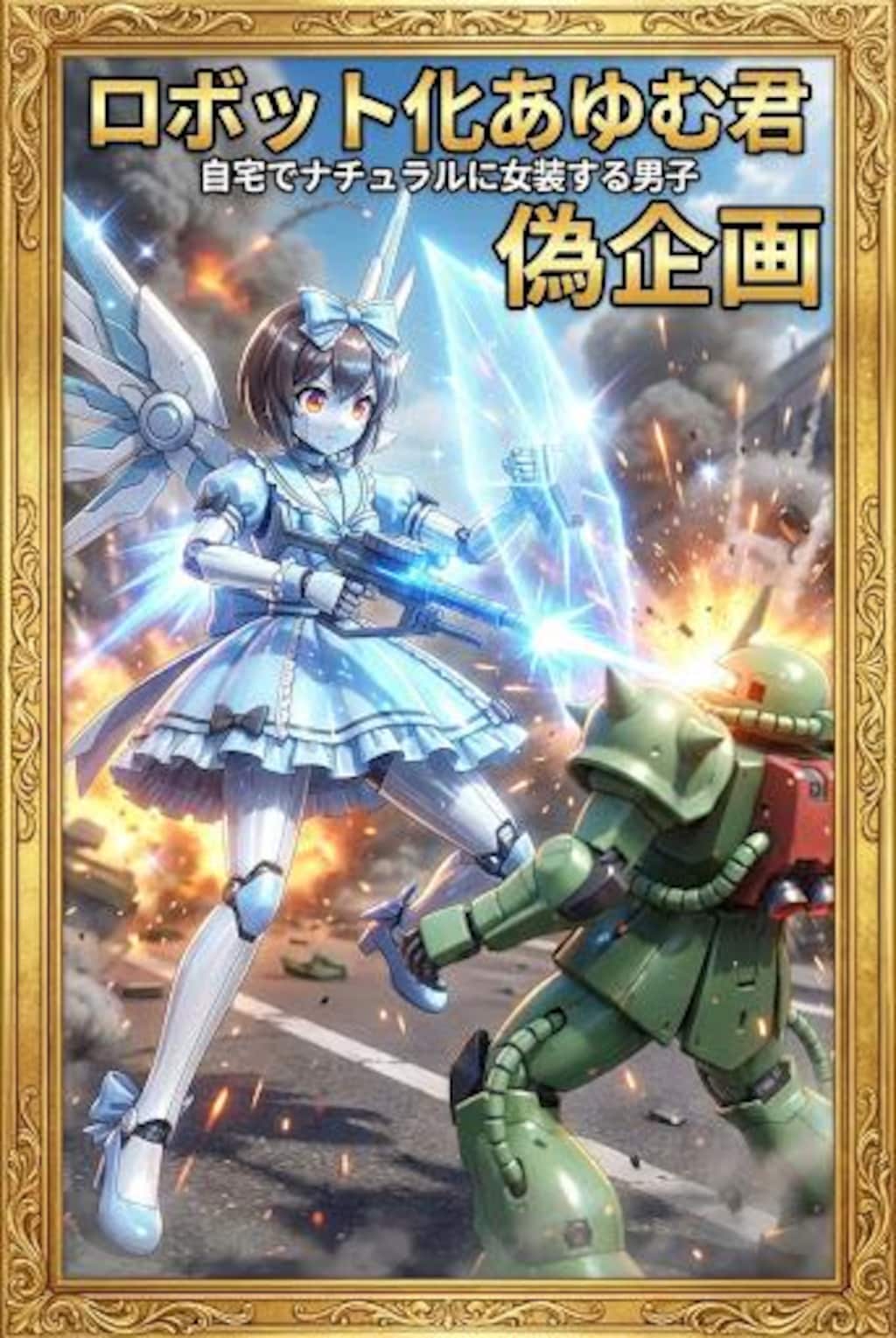 偽企画　ロボット化あゆむ君　自宅でナチュラルに女装する男子