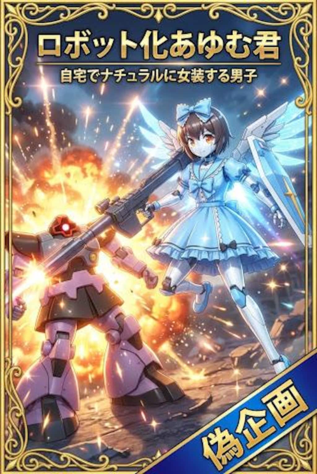 偽企画　ロボット化あゆむ君　自宅でナチュラルに女装する男子