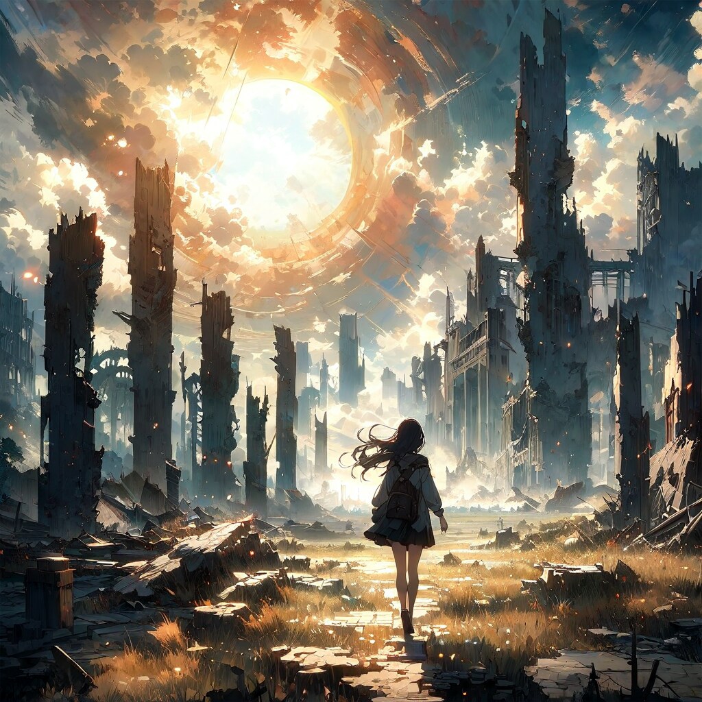 太陽と少女26 | の人気AIイラスト・グラビア