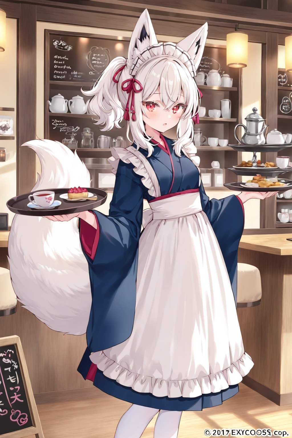 狐耳メイドカフェへようこそ
