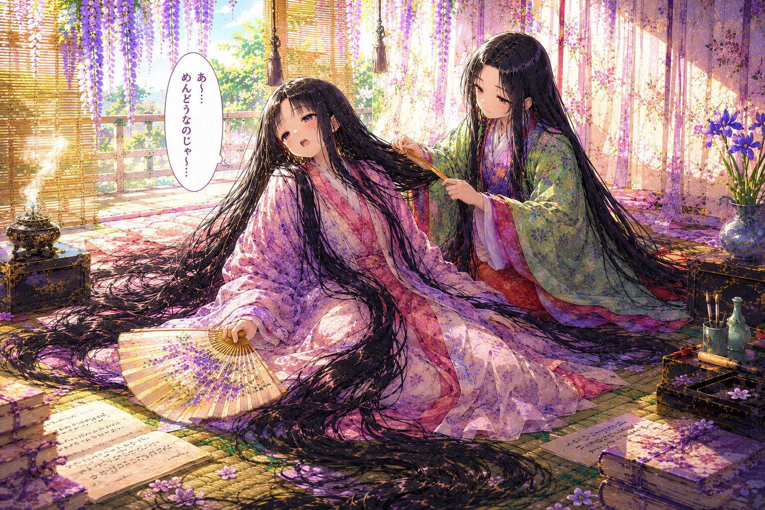 平安貴族女子（ぐうたら姫）